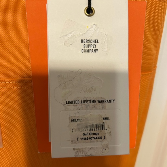 Herschel Supply Co Insulated Orange Tote Bag - Picture 9 of 10